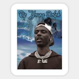 RIP Young Dolph Sticker